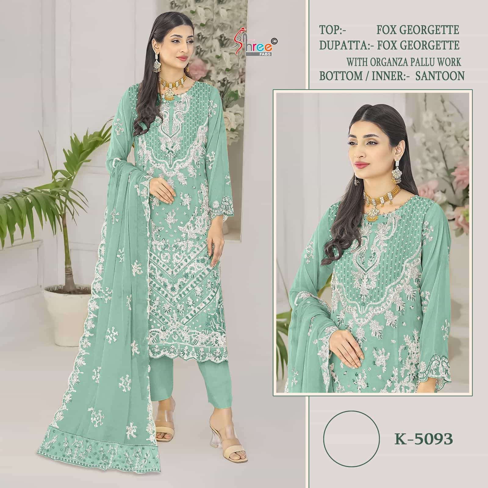 Shree Fabs K 5093 Colors Pakistani Festive Wear Style Designer Suit Wholesalers view 3