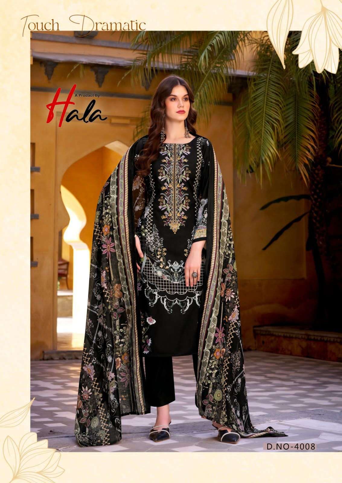 Hala Aayat Vol 4 Unstitch Cotton Salwar Suit Catalog view 9