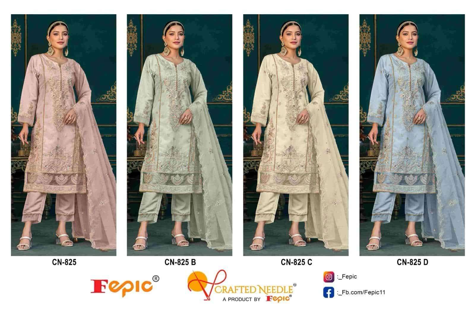 Crafted Needle CN 825 Pakistani Style Suit