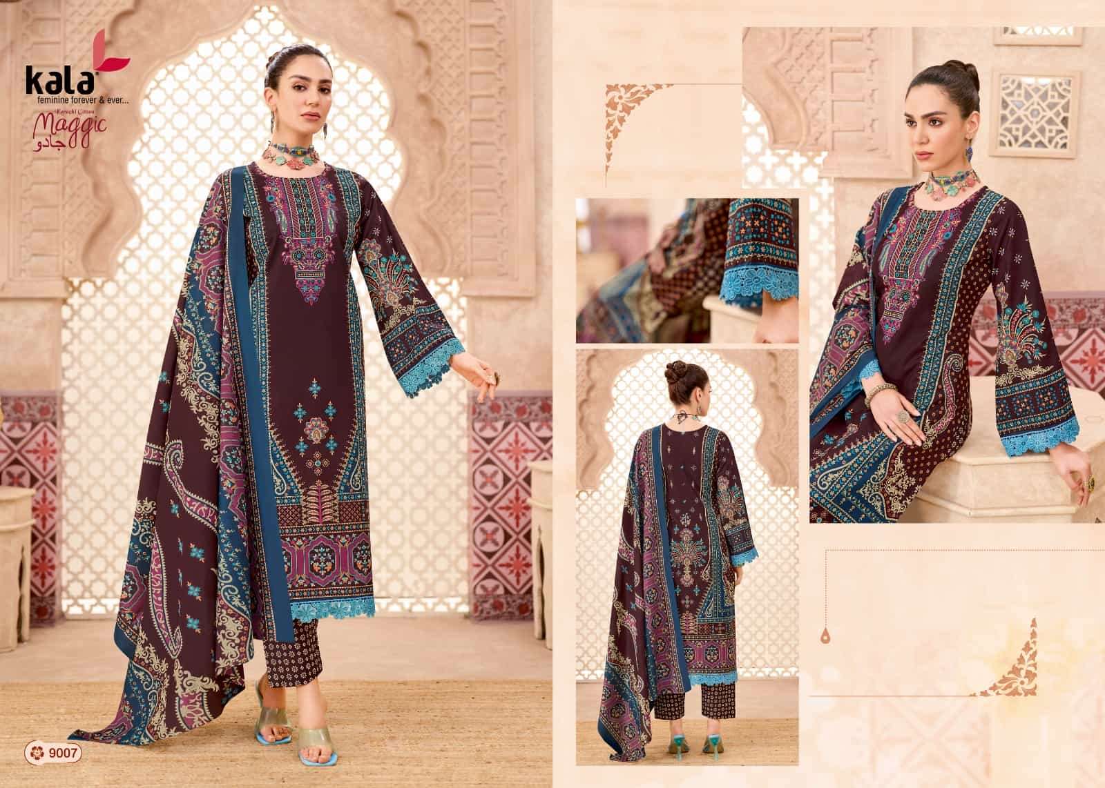 Kala Maggic Vol 24 Pure Cotton Unstitch Suit view 5