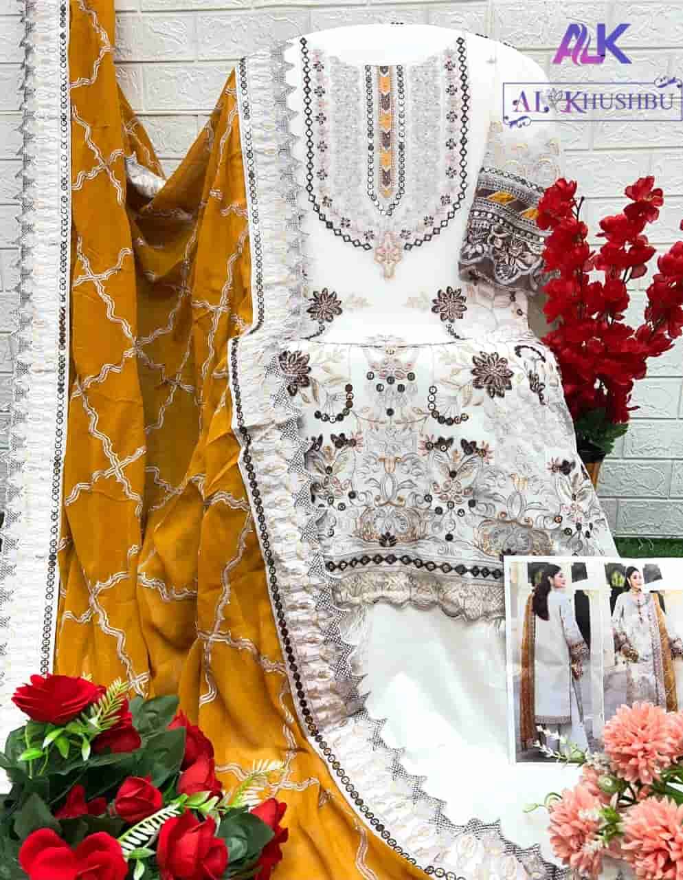 Al Khushbu Agha Noor Pakistani Designer Salwar Suit Wholesalers view 7