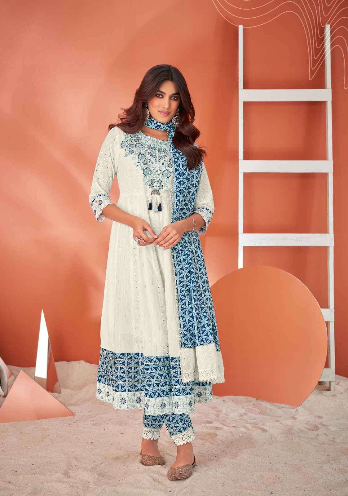 Hiva Anarkali Exclusive Stylish Anarkali Dress Festive Collection New Designs view 10