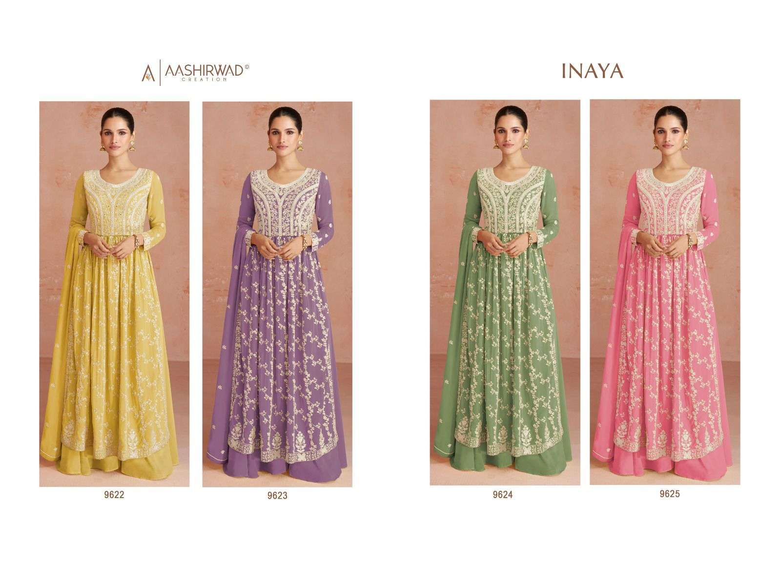 Aashirwad Gulkand Inaya Latest Style Festive Collection Readymade Dress New Arrivals view 11