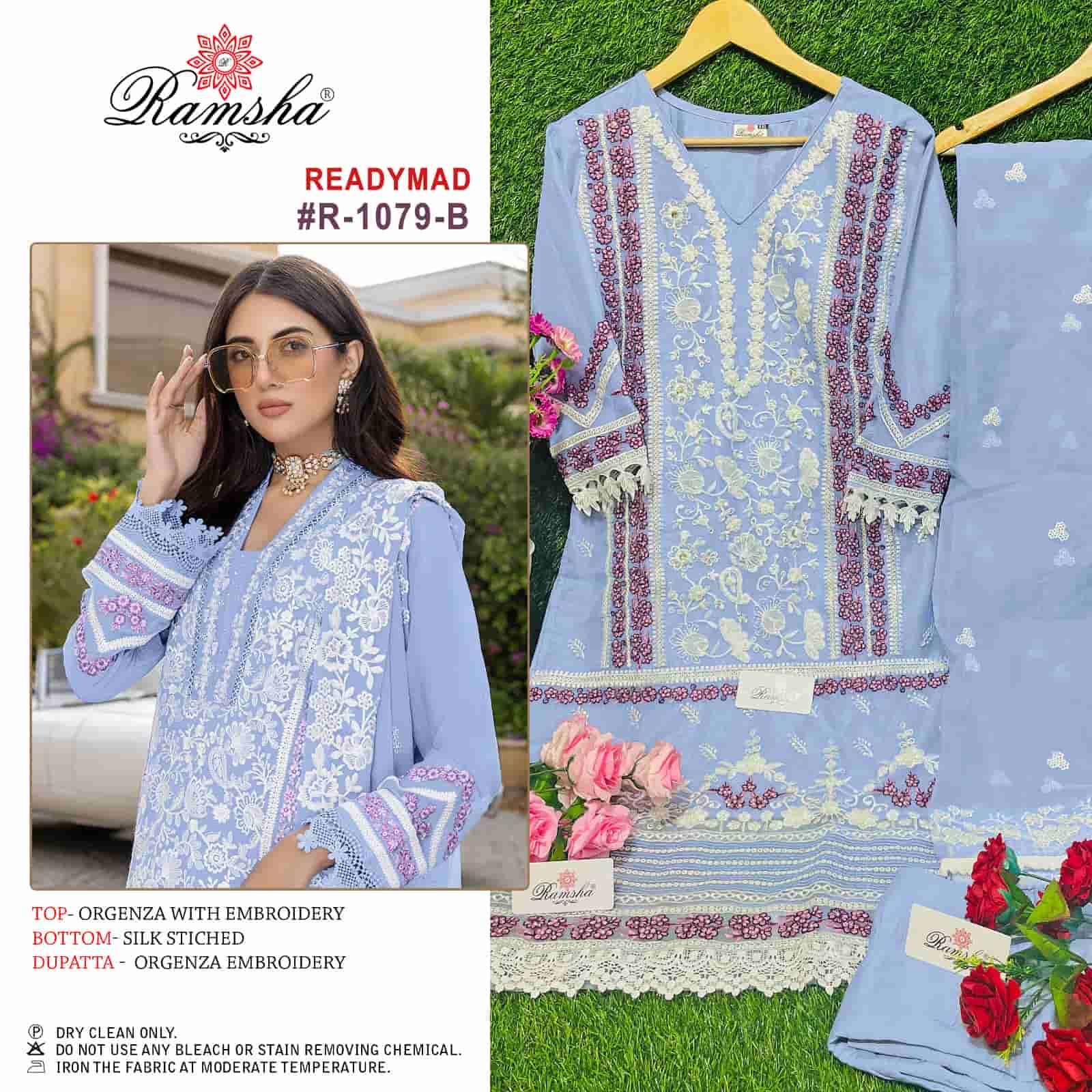 Ramsha R 1079 Colors Pakistani Party Wear Style Designer Readymade Suit Exporter view 4