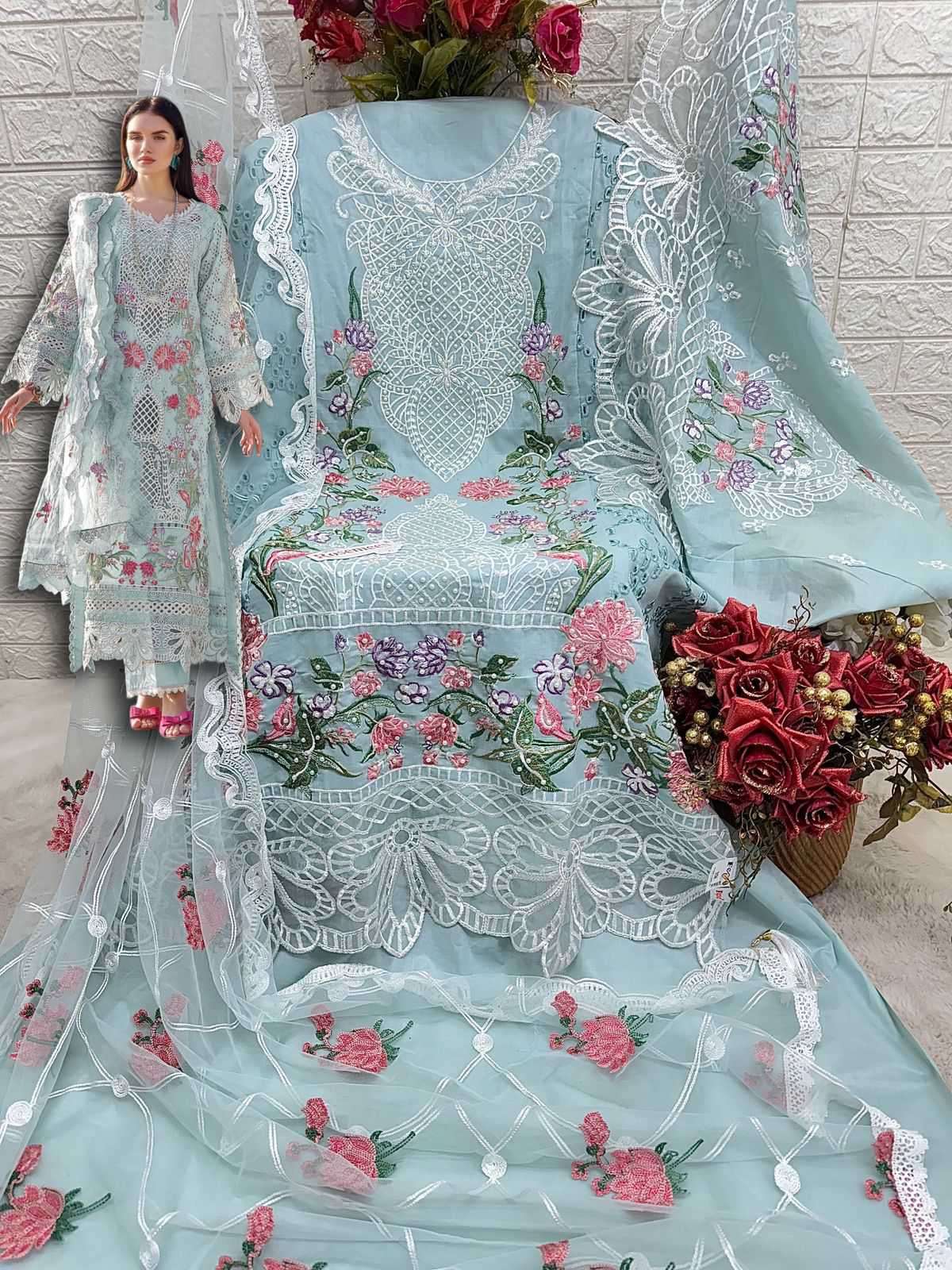 Fepic C 1790 Colors Designer Work Cotton Pakistani Suit New Designs view 5