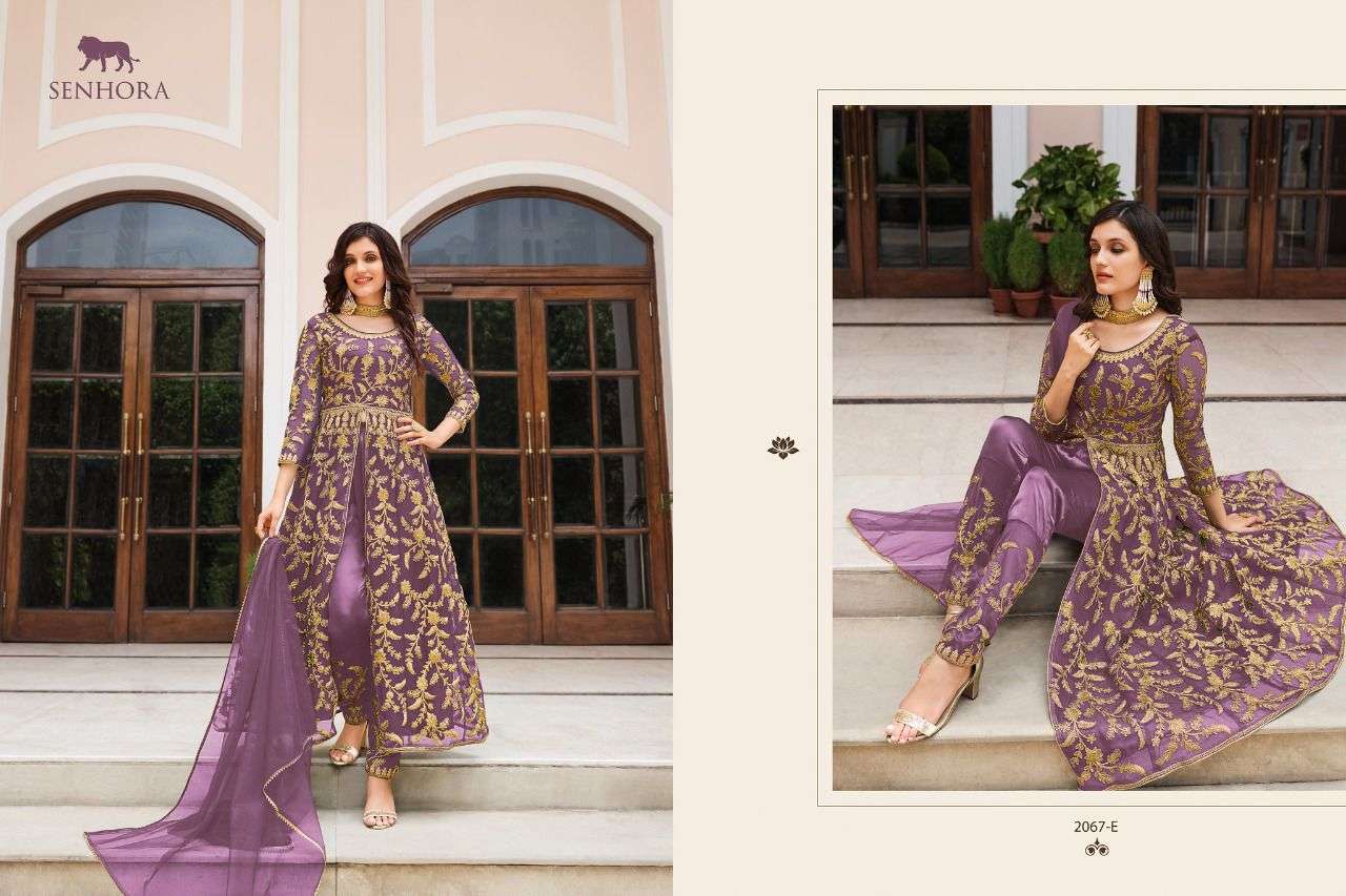Senhora Sharmin 2067 Colors Party Wear Designer Anarkali Dress Catalog Exporter view 6