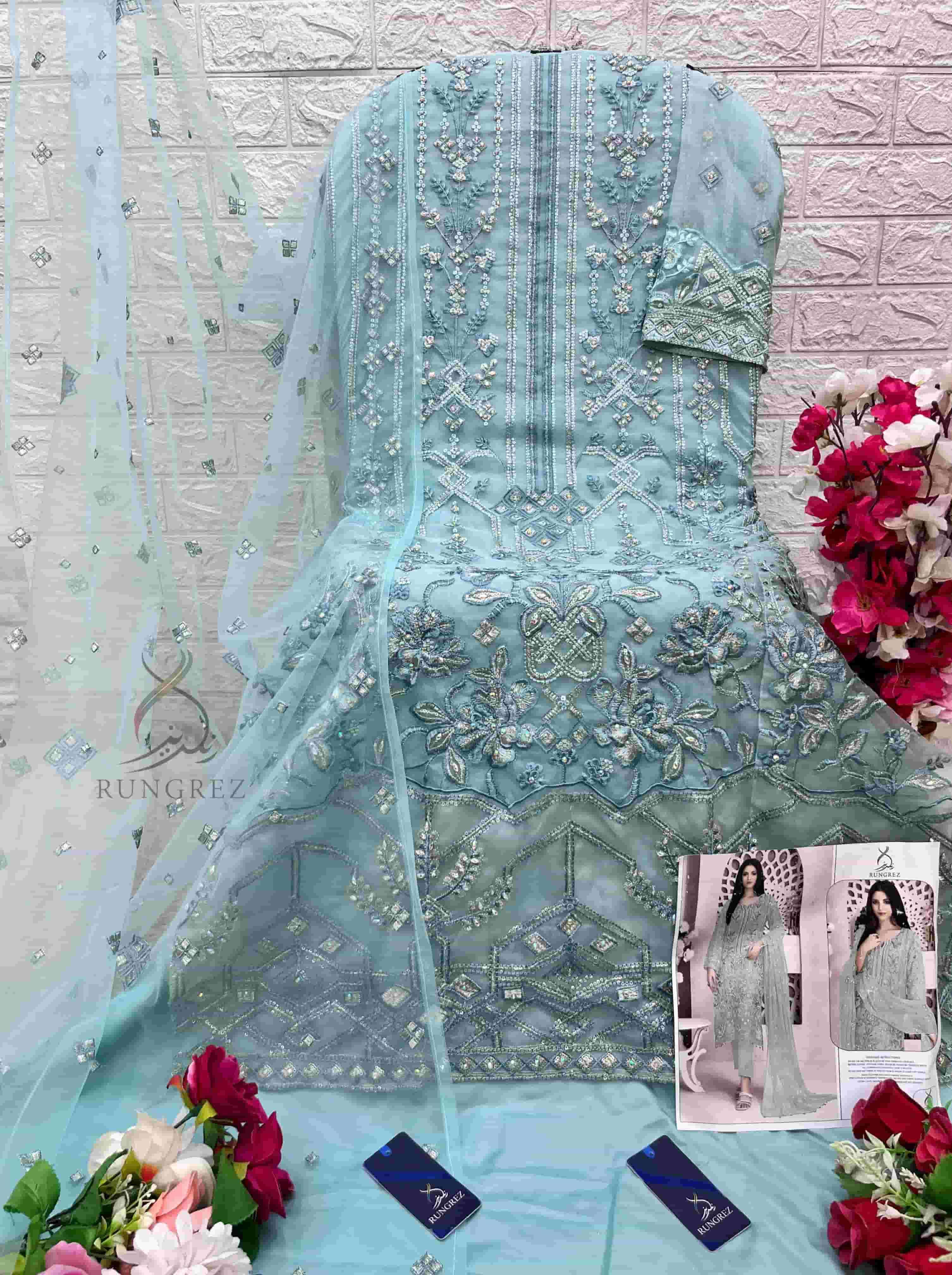 Rungrez 5022 Colors Pakistani Festive Wear Style Designer Dress Wholesalers view 6