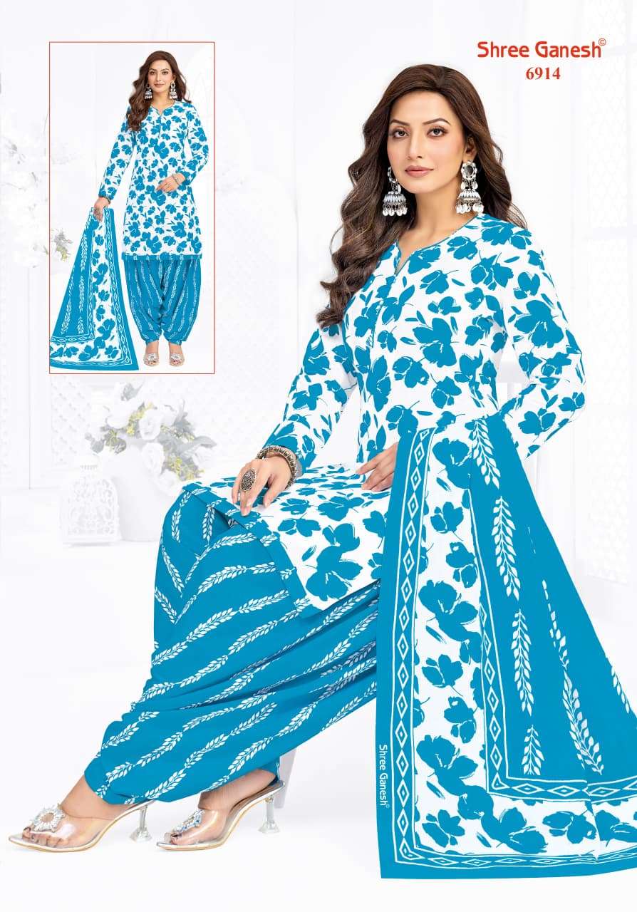 Shree Ganesh Panchi Vol 19 Pure Cotton Unstitch Suit view 10
