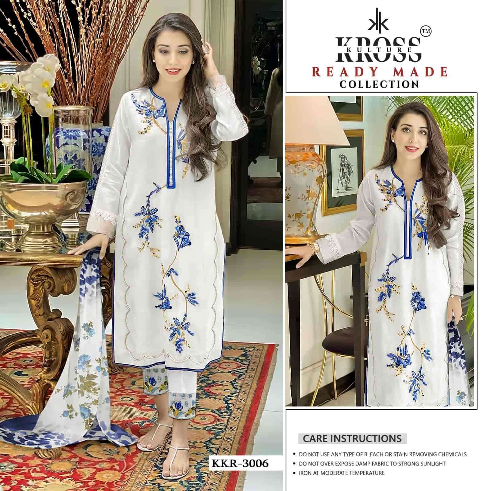 Kross Kulture Embroidered Georgette Salwar Suit