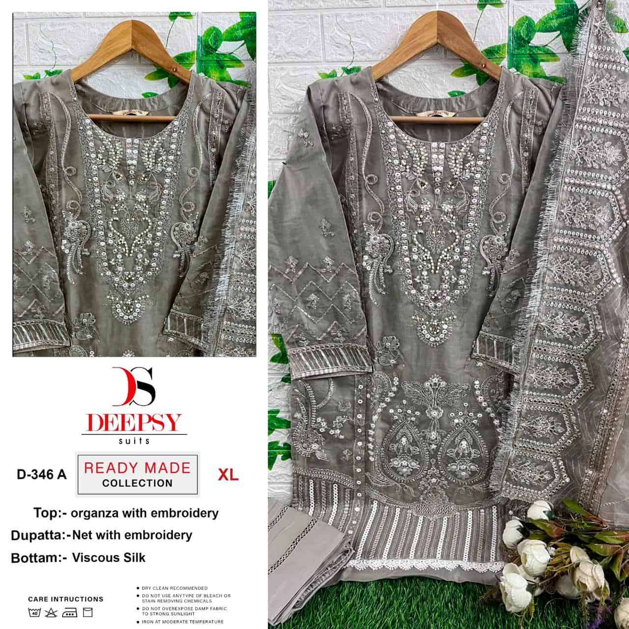 Deepsy D 346 Colors Pakistani Party Wear Style Readymade Salwar Suit view 8