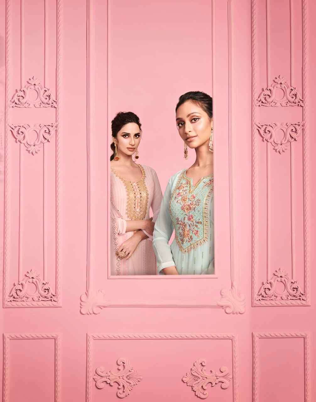 Aliizeh Murad Vol 1 Party Wear Straight Suit Collection at Best Rate view 9