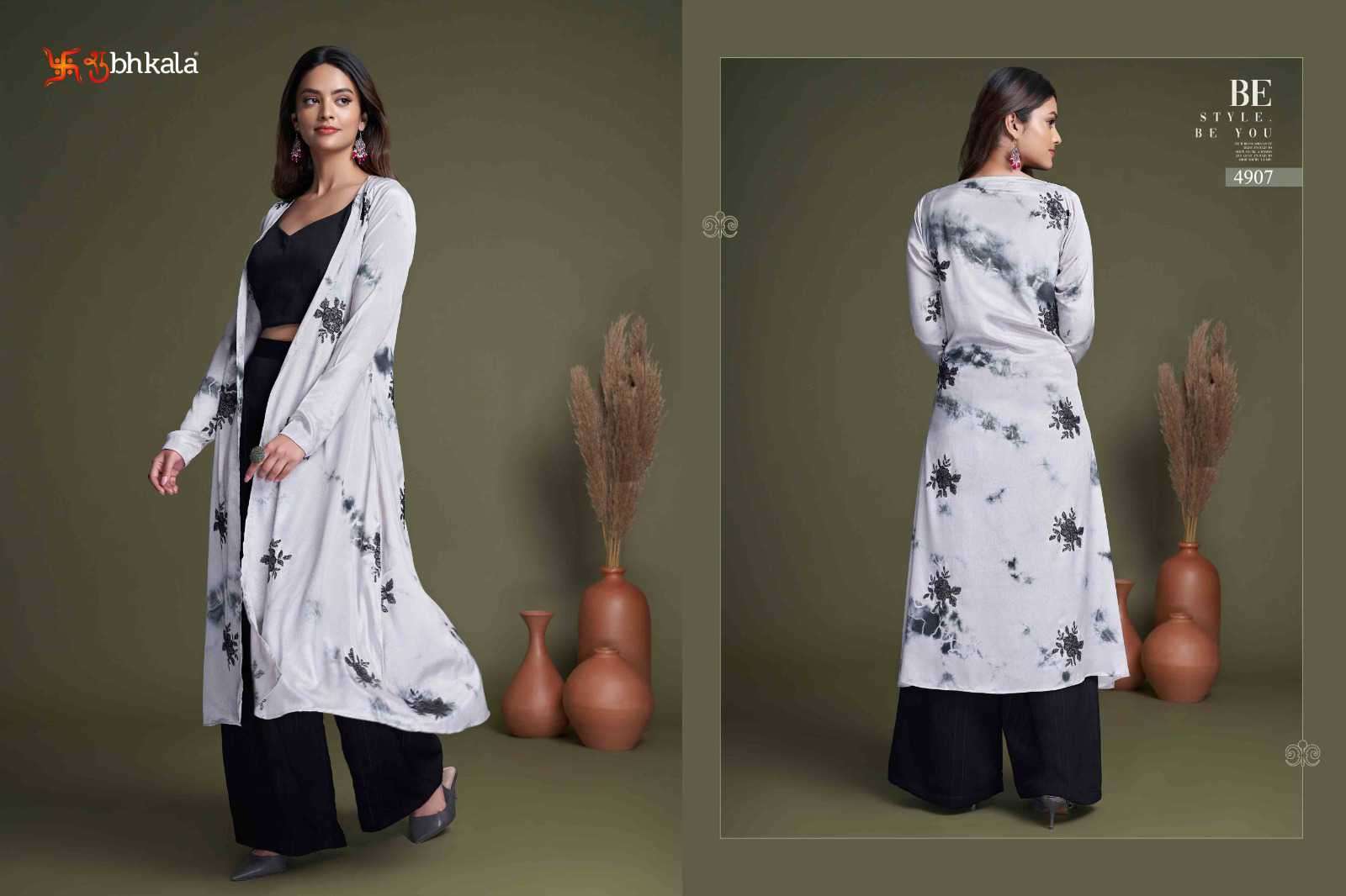 Shubhkala Flory Vol 34 Exclusive Shrug Style 3 Piece Stylish Western Outfit view 13