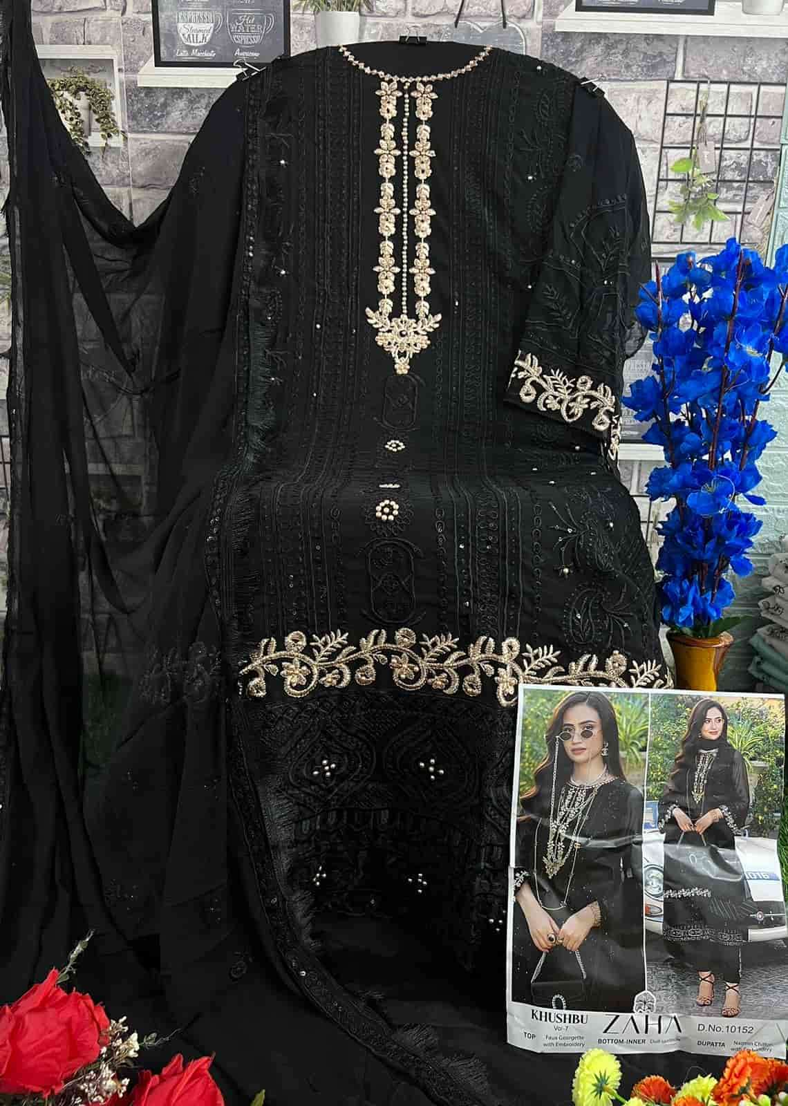 Zaha Khushbu Vol 7 Pakistani Style Latest Designer Catalog Collection view 7