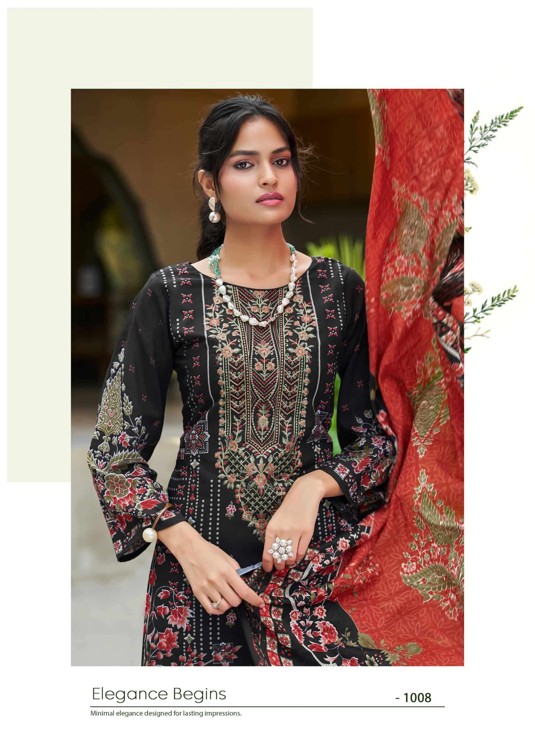 Vandana Fashion Autograph Cotton Dress Material view 17