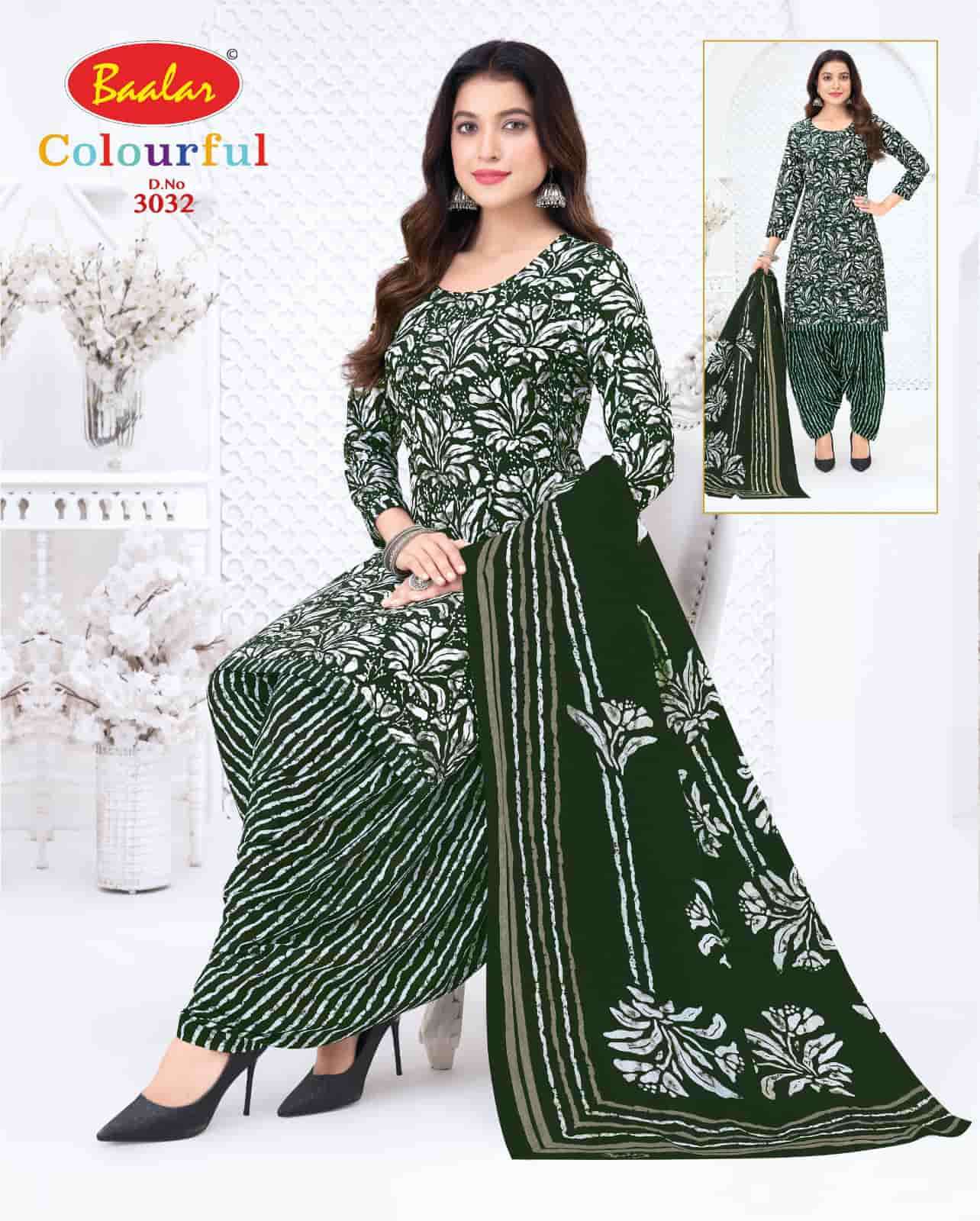 Baalar Colourful Vol 30 Pure Cotton Unstitch Salwar Suit view 16