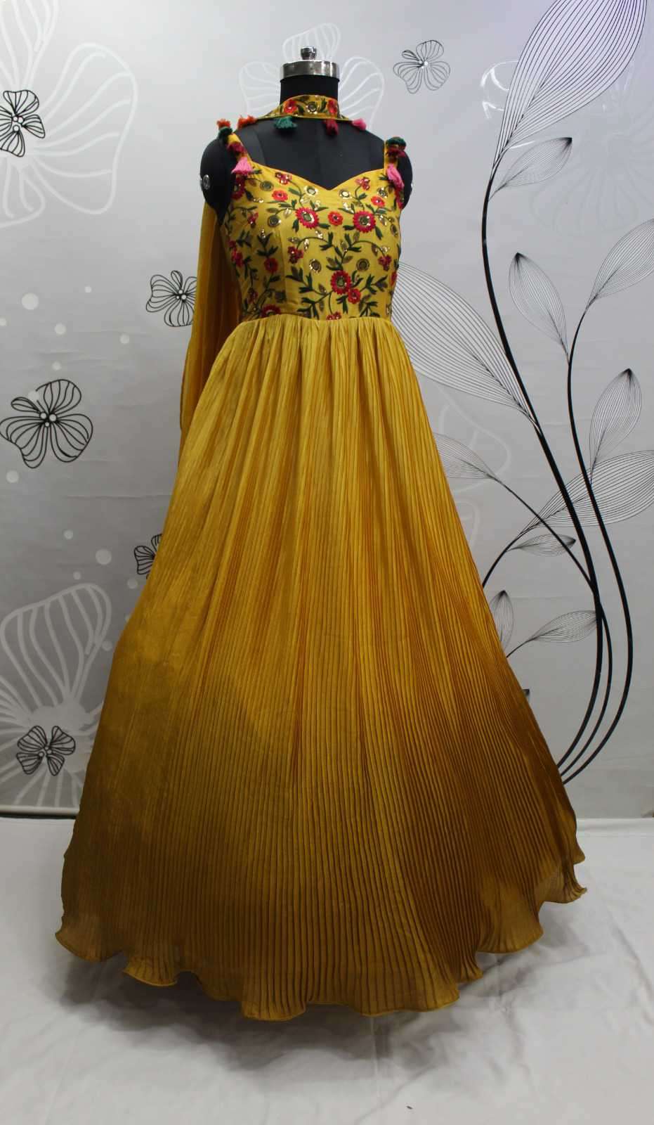 Shubhkala Flory Vol 42 Designer Weeding Wear Gown New Collection view 3