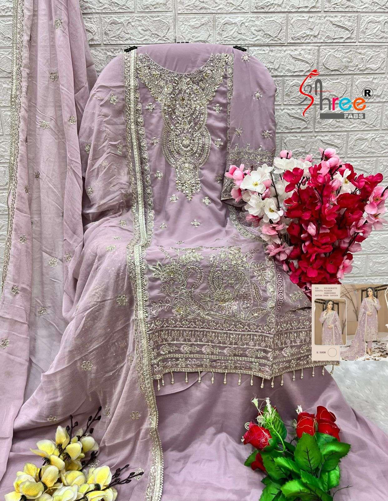 Shree Fabs K 5008 Colors Designer Georgette Pakistani Dress view 5