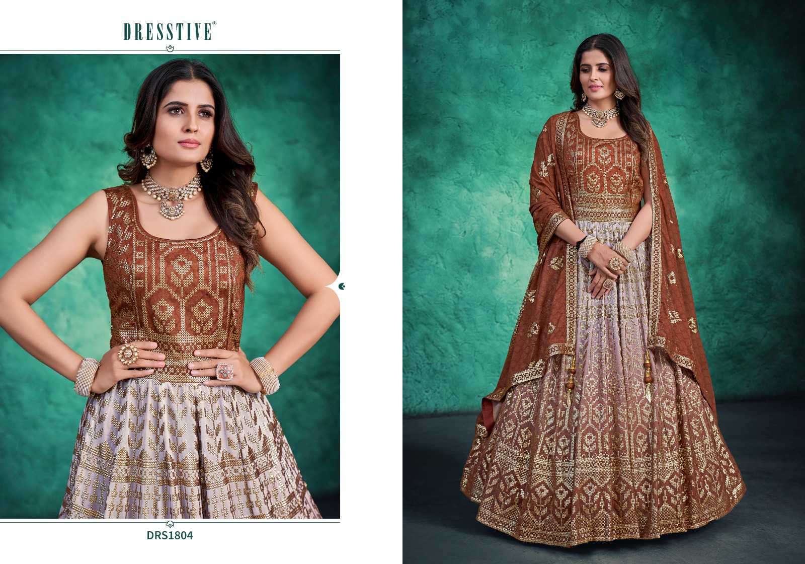Dresstive Bella Designer Wedding Wear Gown New Collection Online view 9