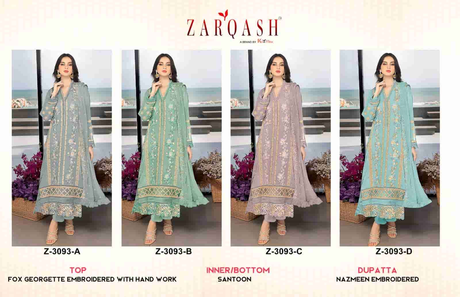 Zarqash Z 3093 Colors Pakistani Festive Wear Style Designer Suit Wholesalers view 6