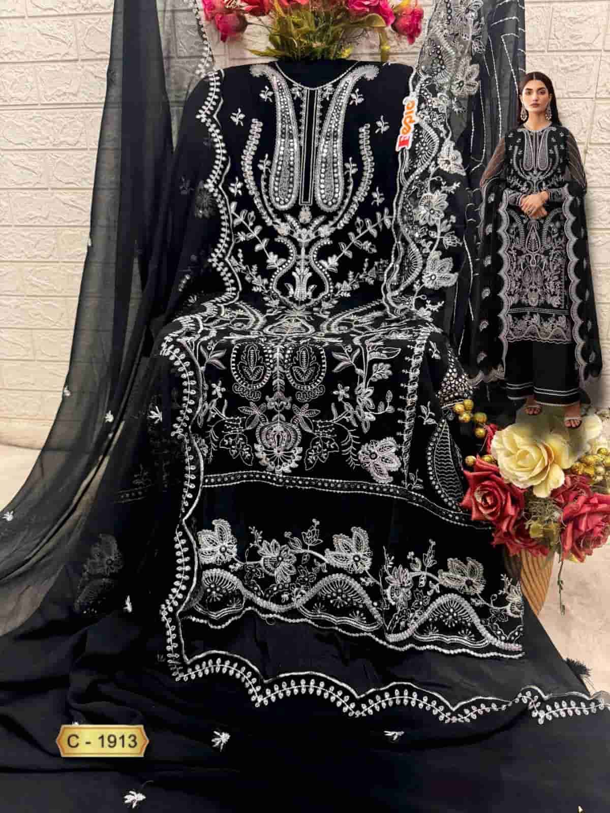 Fepic C 1913 A Pakistani Designer Georgette Salwar Suit Exporter view 2