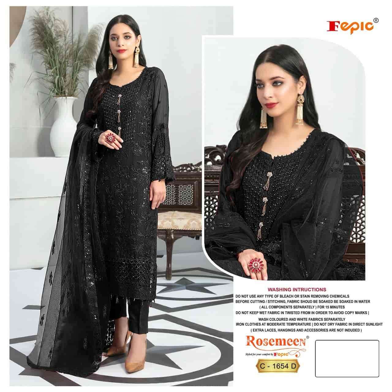 Fepic Rosemeen Embroidered Georgette Salwar Suit view 5