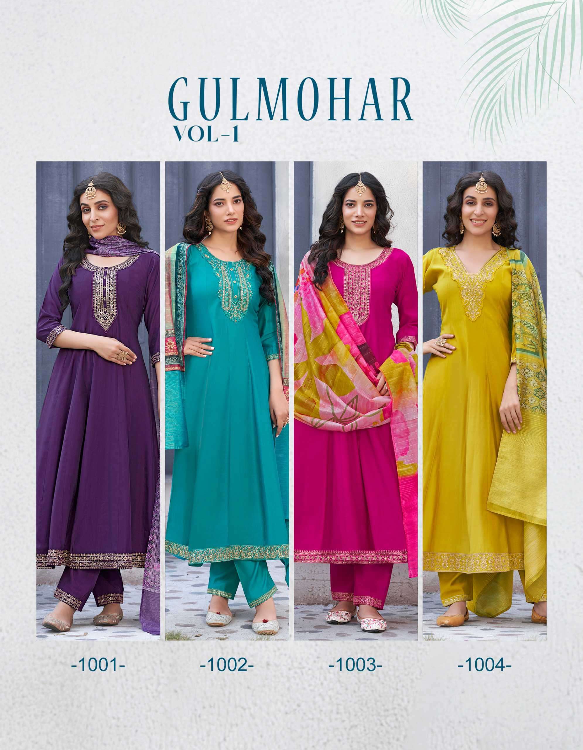 Radhika Lifestyle Gulmohar Vol 1 Anarkali Style Dress New Designs view 7