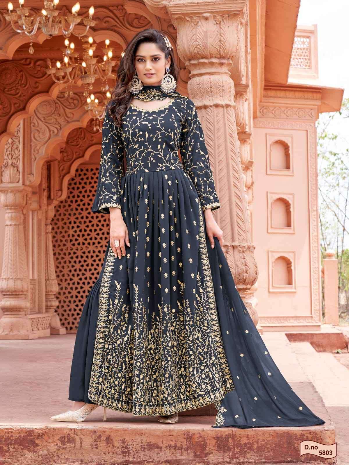 Aanaya Vol 158 Partywear Gharara Dress Designer Collection Exporter view 3