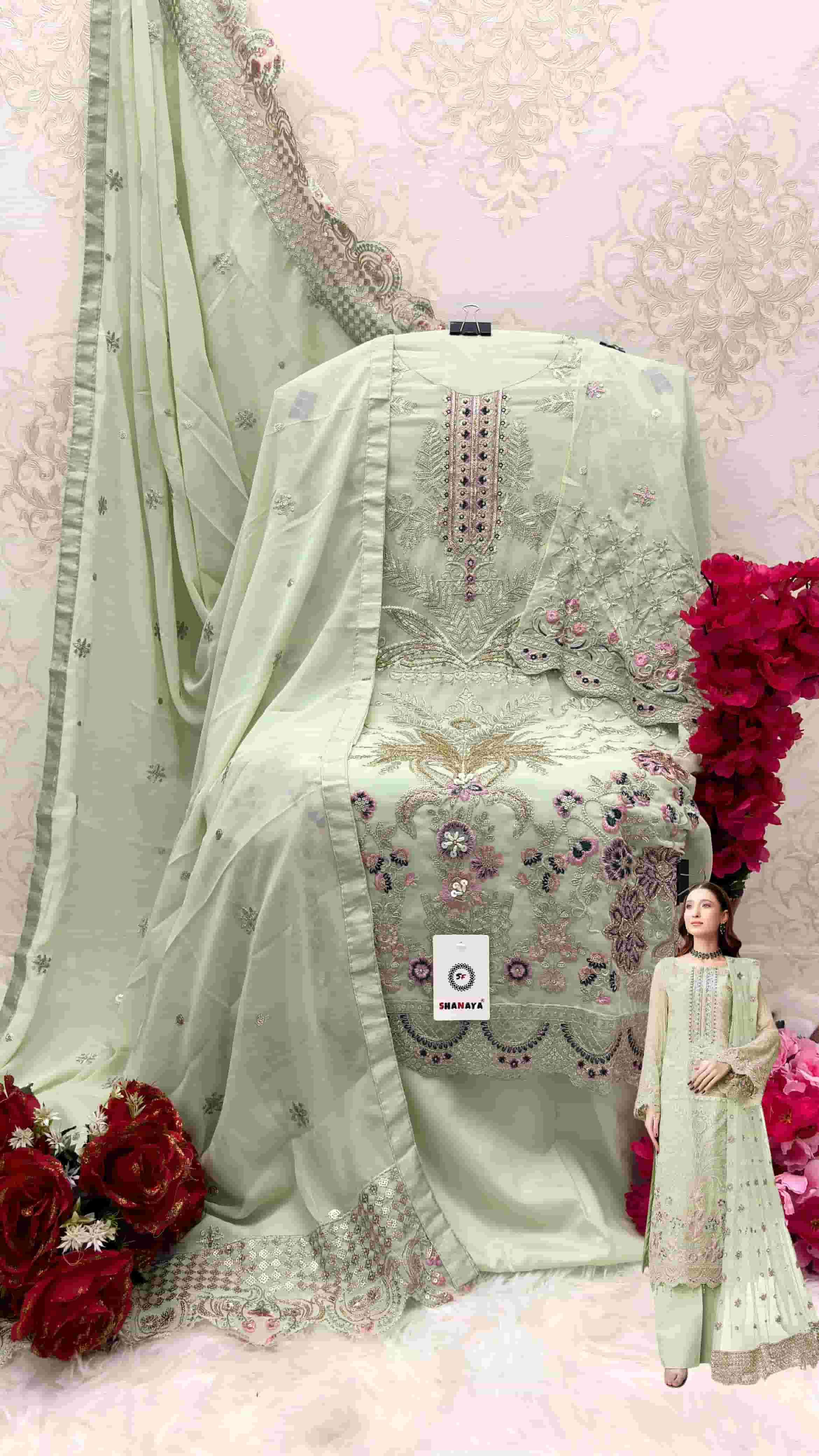 Shanaya S 174 Festive Wear Style Designer Georgette Suit Exporter view 2