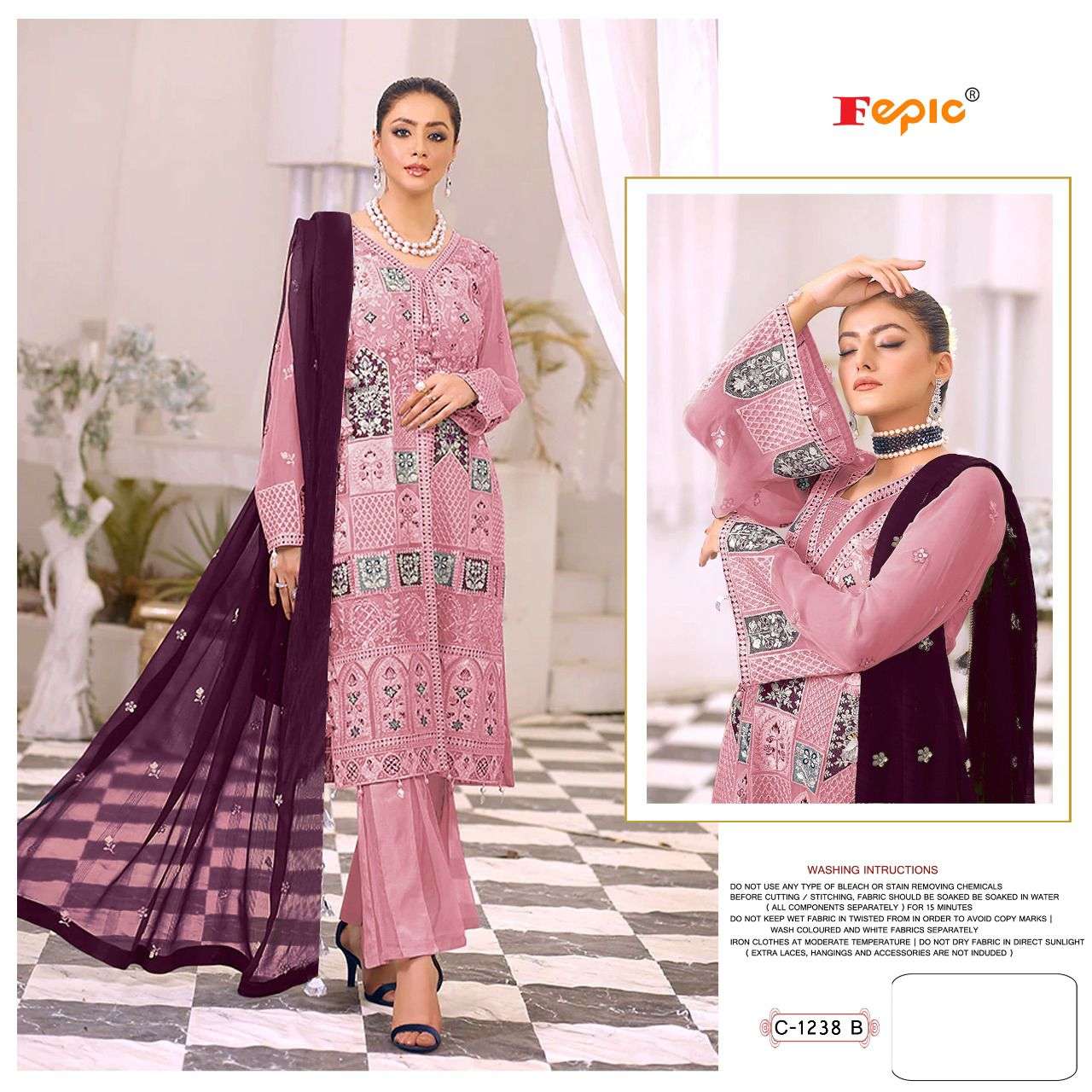 Fepic Rosemeen Pakistani Partywear Suit view 3