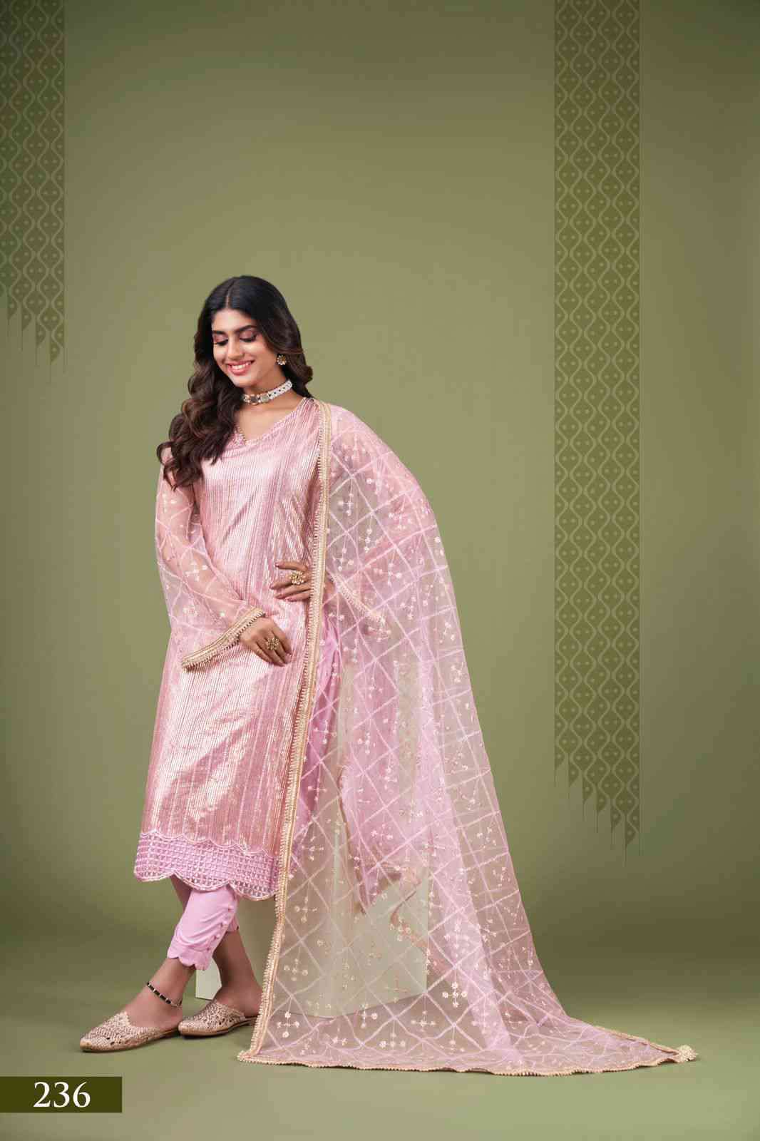 Narayani Zehra Vol 4 Designer Party Wear Straight Suit Catalog Exporter view 9