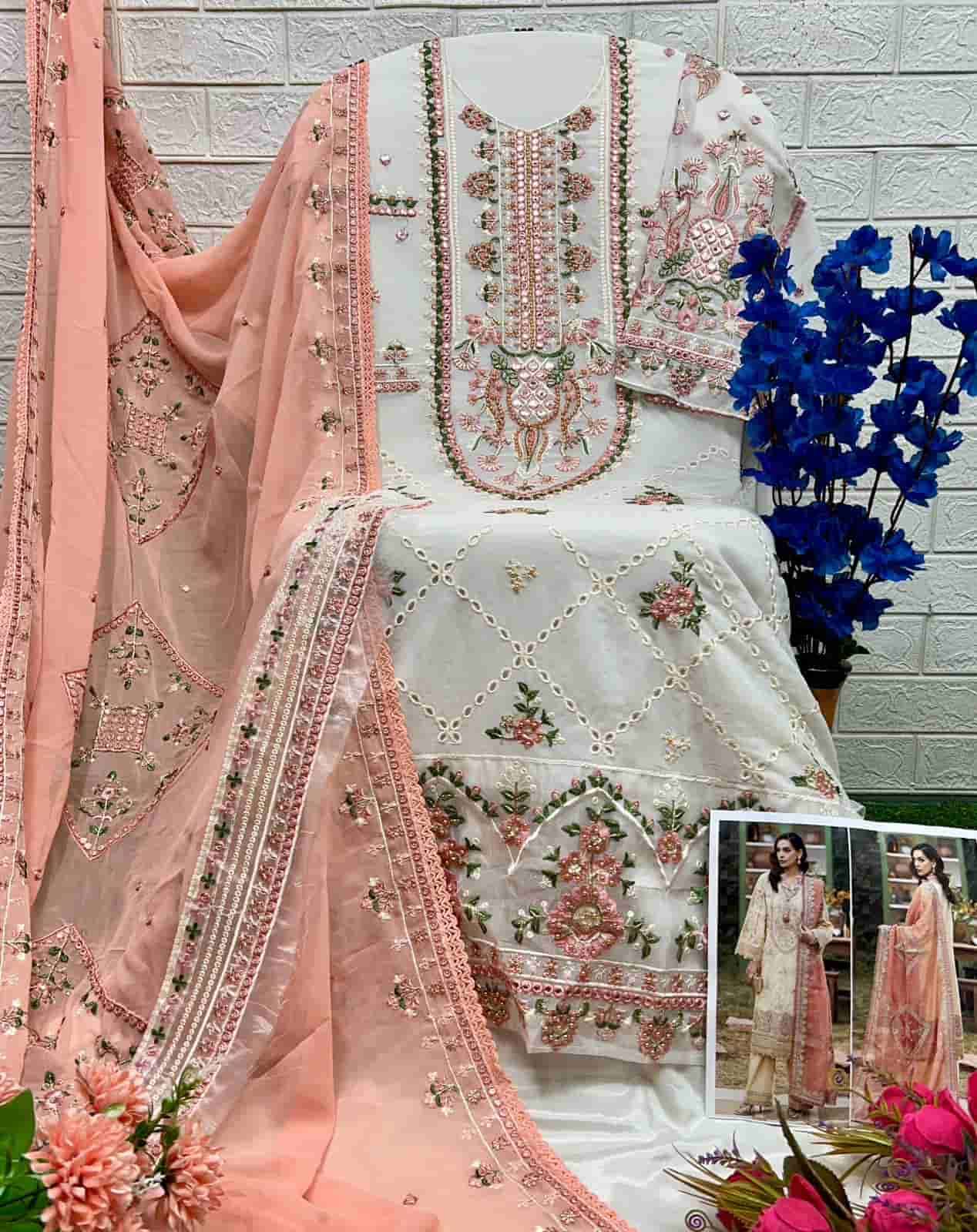 Al Khushbu 6024 Pakistani Designer Georgette Suit Exporter view 2