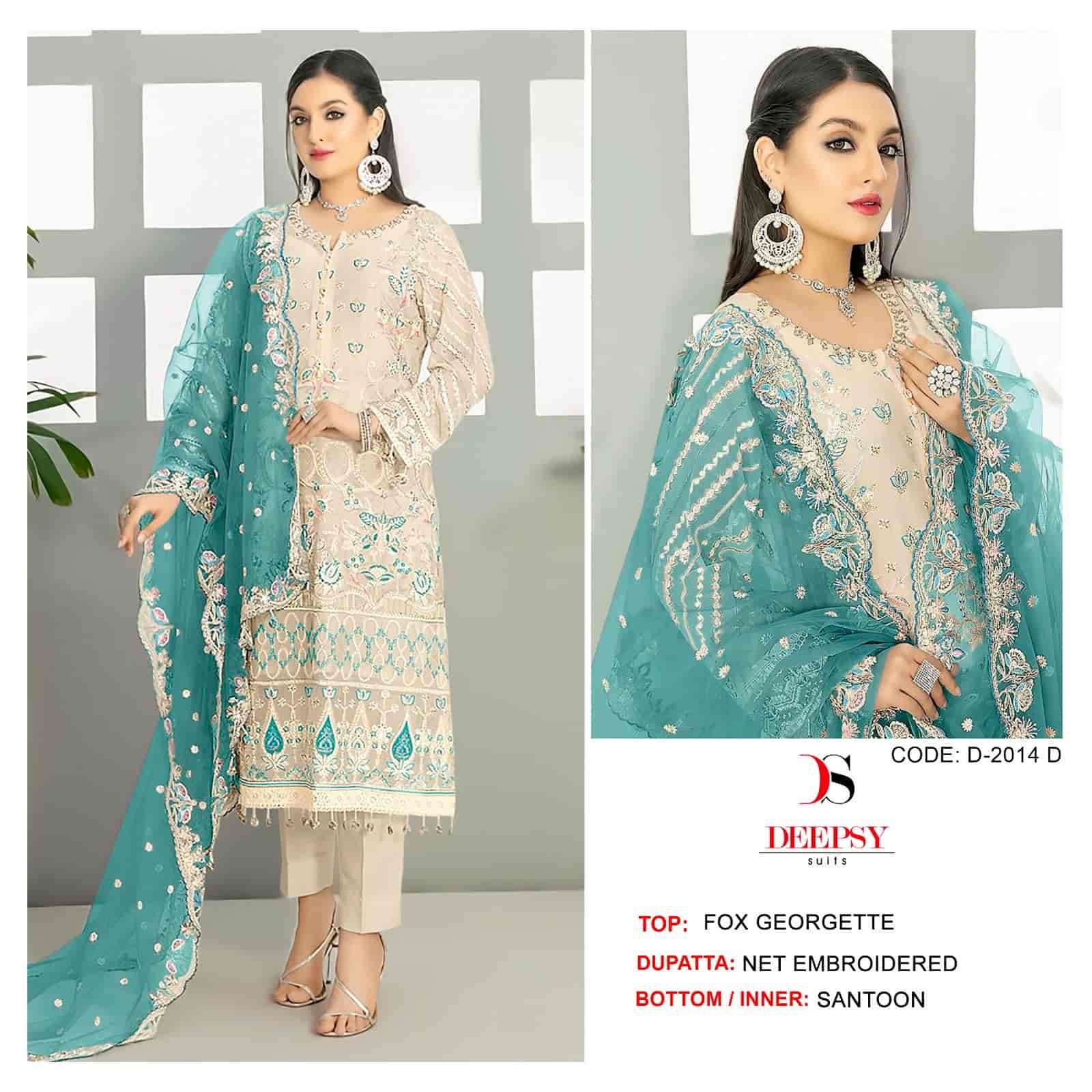Deepsy D 2014 Colors Pakistani Festive Wear Style Designer Salwar Suit Exporters view 4