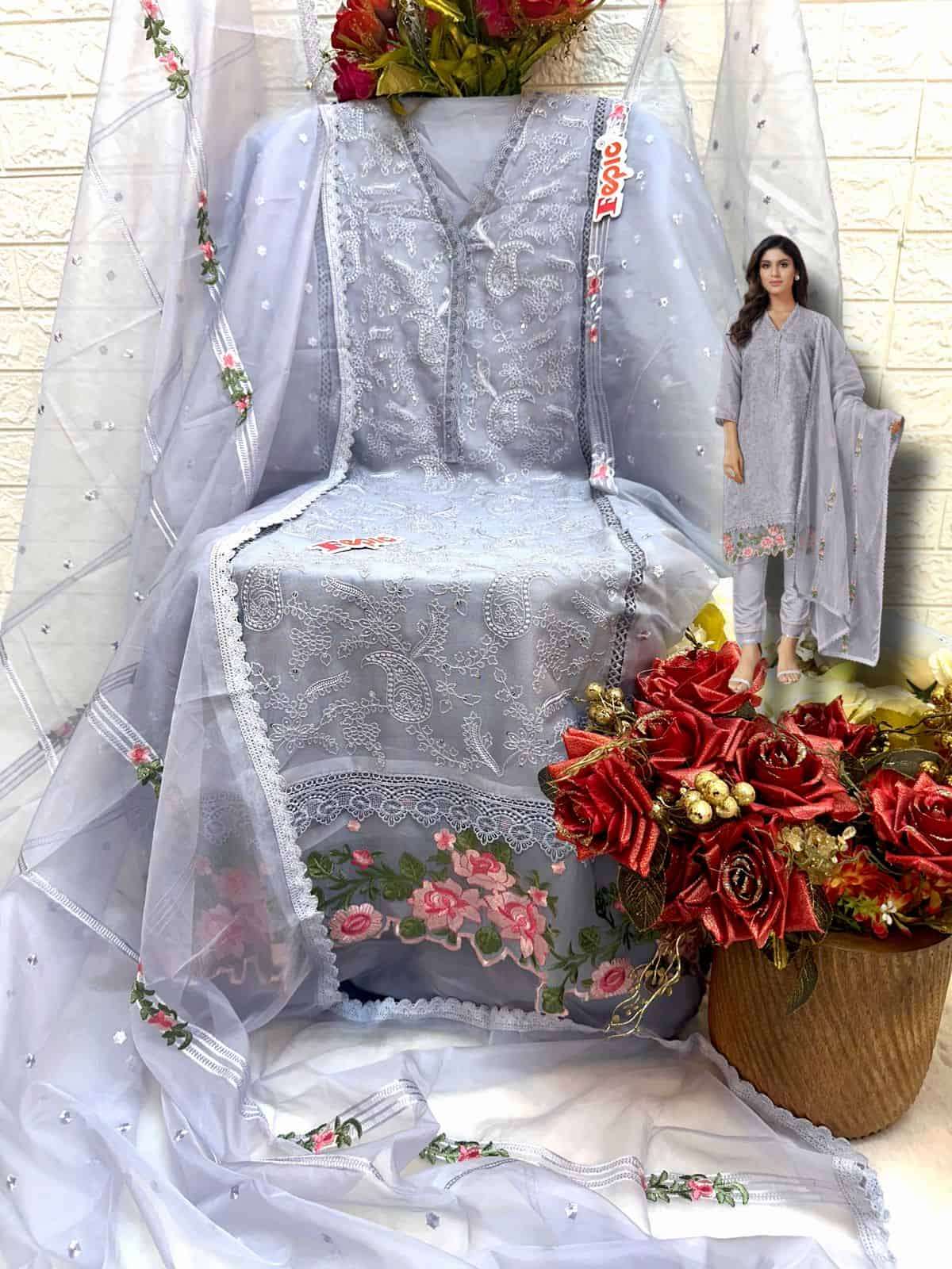 Fepic C 1620 Colors Pakistani Party Wear Style Designer Salwar Suit Wholesalers view 5