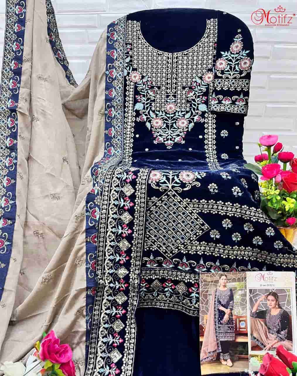 Motifz 2032 C Festive Wear Style Heavy Designer Velvet Collection view 2