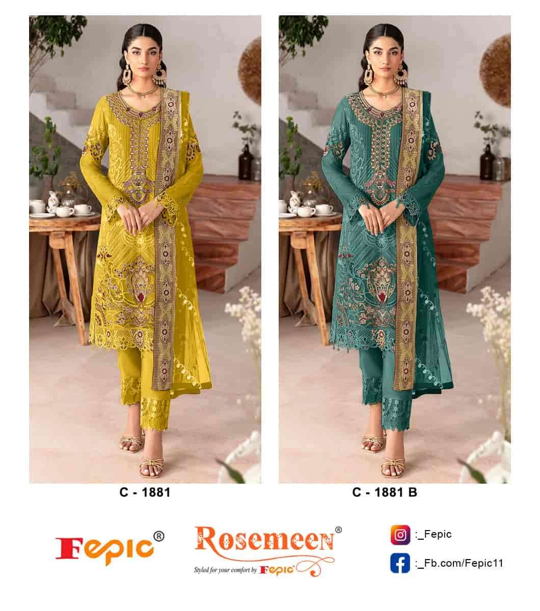 Fepic C 1881 Colors Exclusive Heavy Embroidered Style Designer Suit Collection view 3