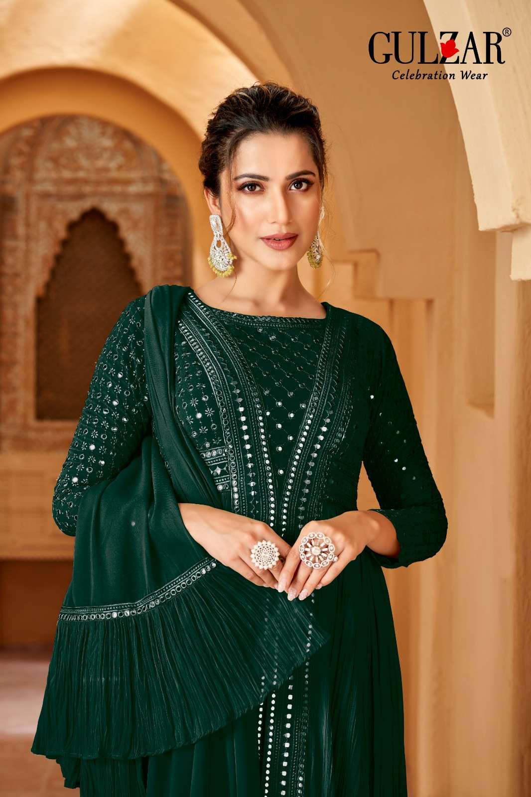 Gulzar Rhea Exclusive Designer Party Wear Dress view 11