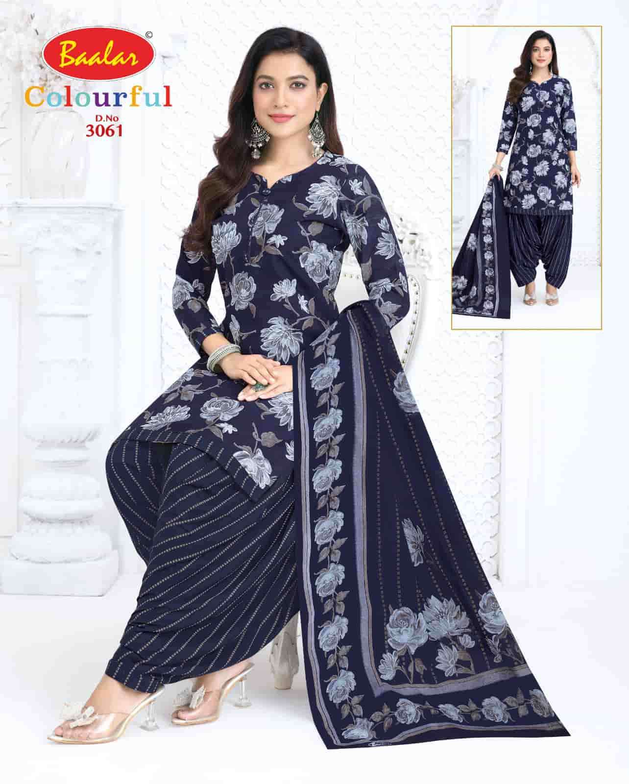 Baalar Colourful Vol 30 Pure Cotton Unstitch Salwar Suit view 13