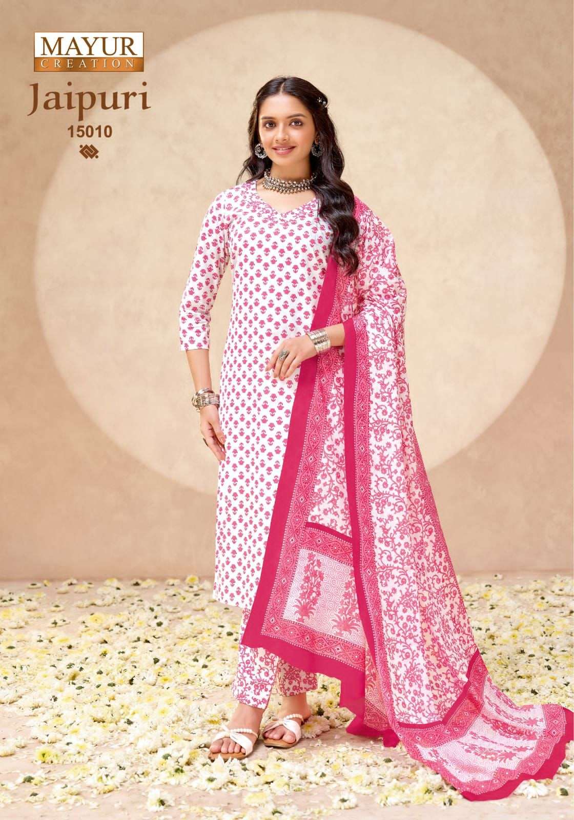 Mayur Jaipuri Vol 15 Premium Wear Cotton Dress Material view 3