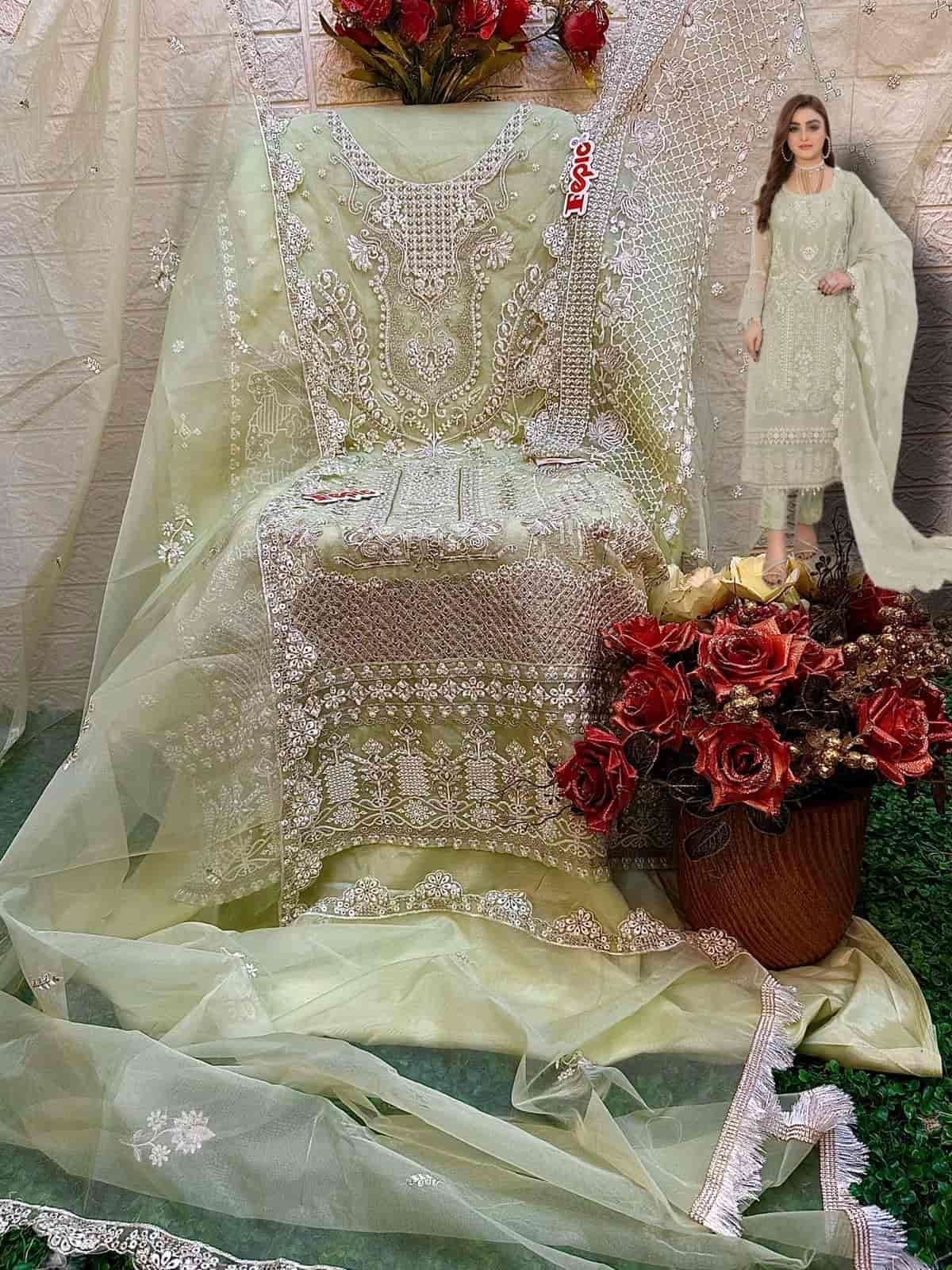 Fepic Rosemeen Organza Party Wear Suit view 7