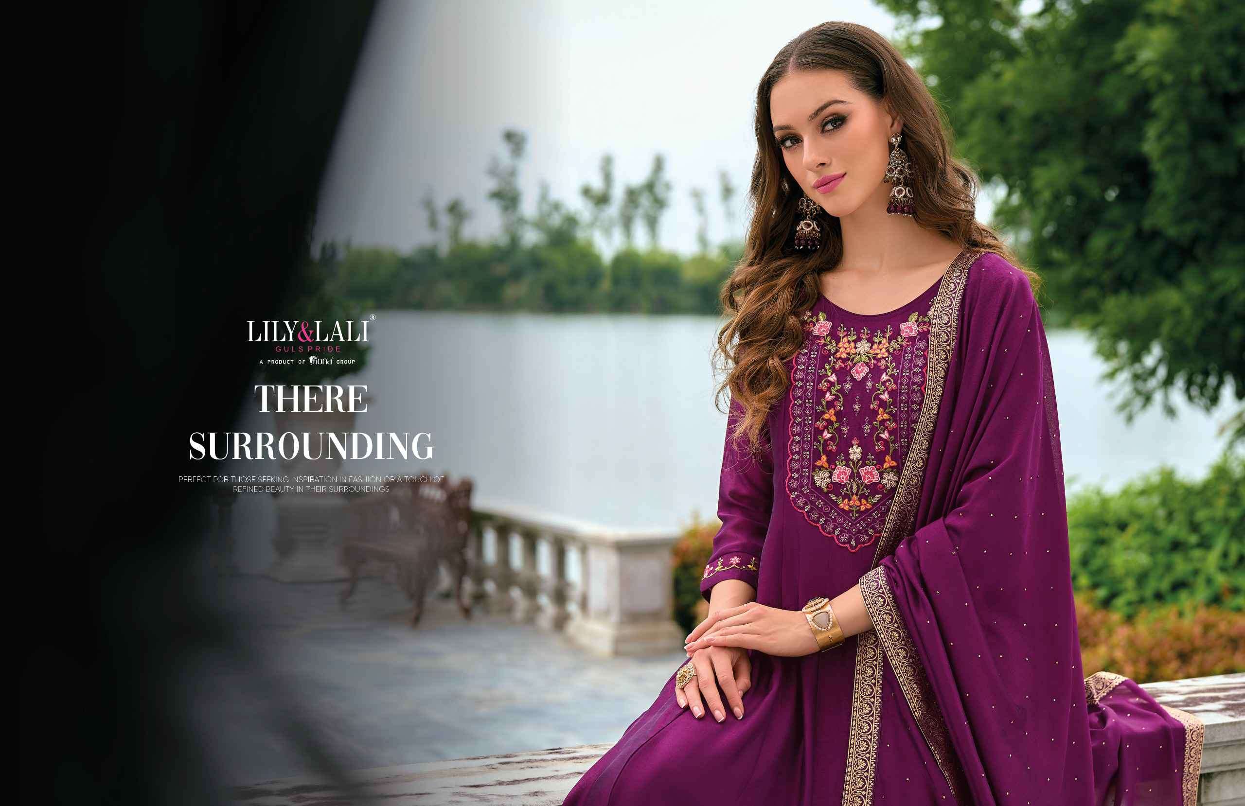 Lily And Lali Bibbojaan Vol 2 Premium Designs Anarkali Style 3 Piece view 14