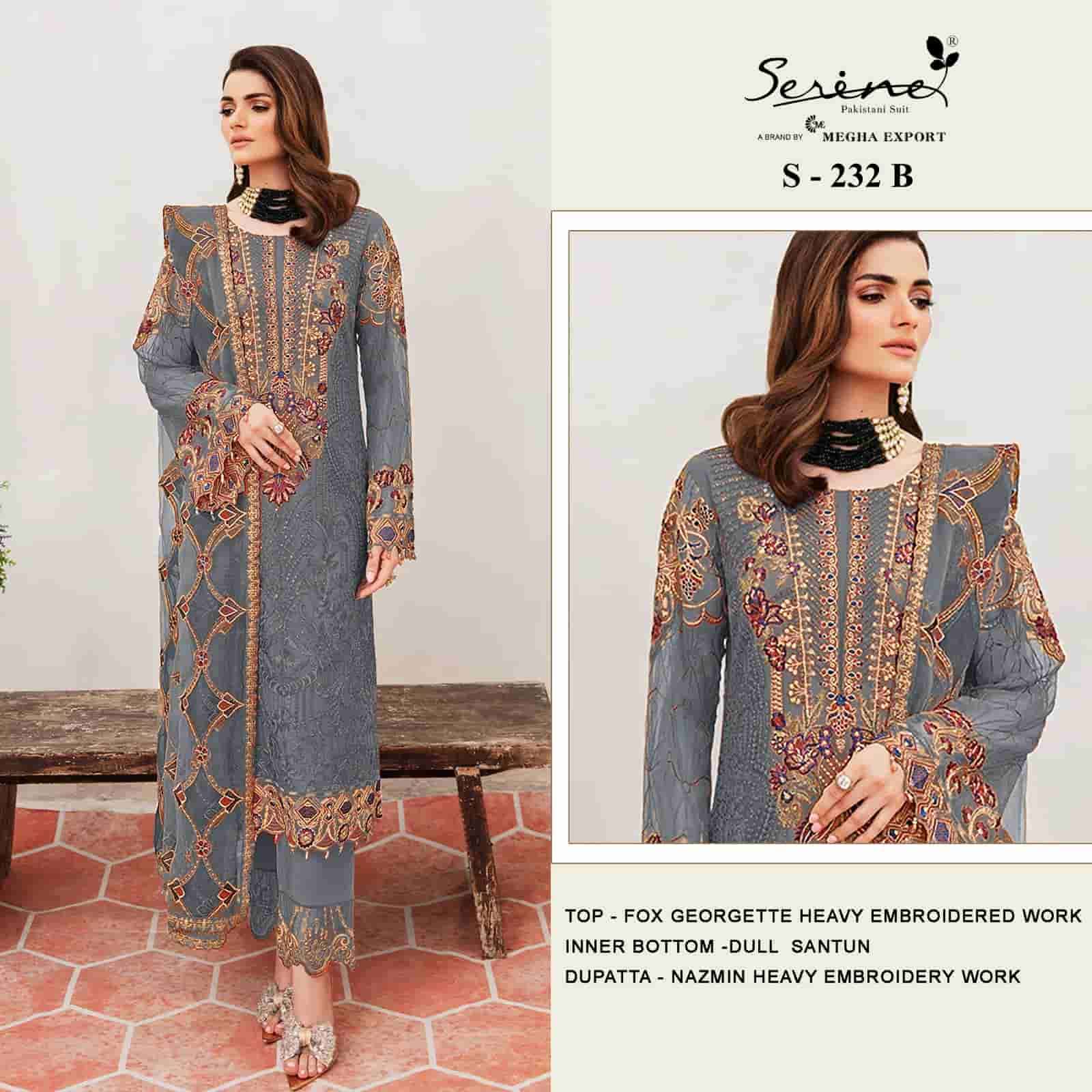 Serine S-232 B Embroidered Salwar Kameez view 2