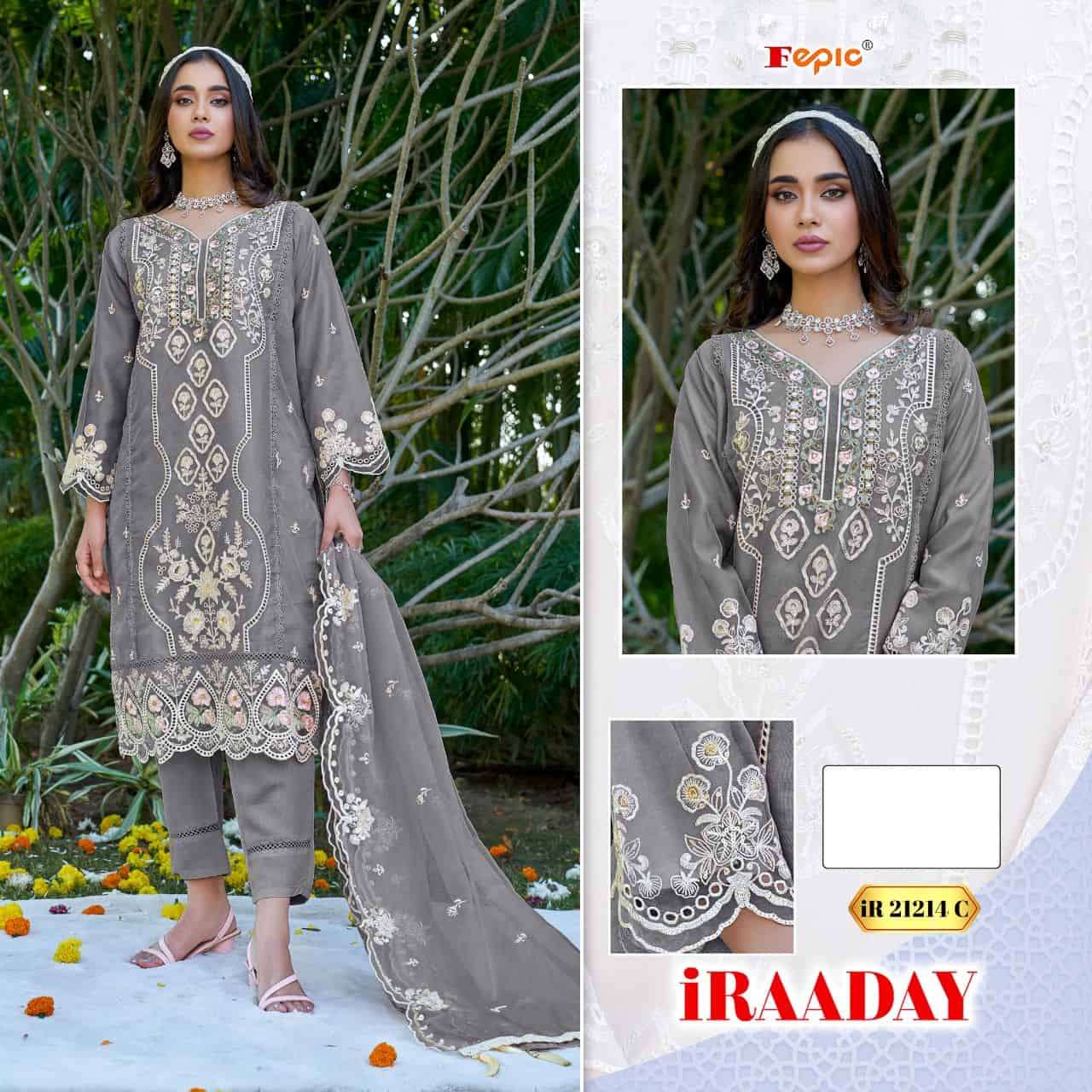 Fepic Iraaday IR 21214 Colors Designer Style Pakistani Salwar Suit Wholesalers view 3