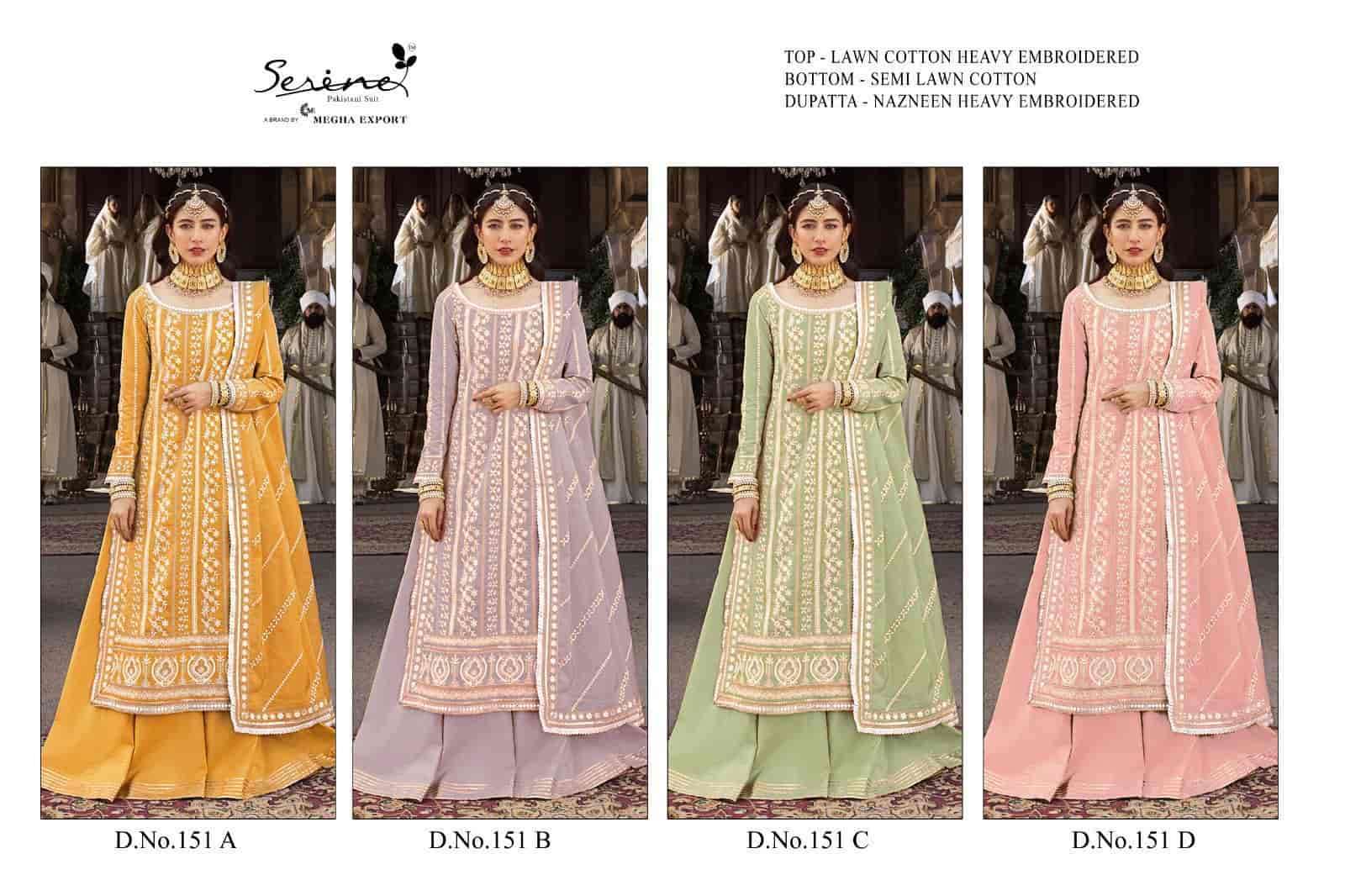 Serine S 151 Colors Pakistani Party Wear Style Designer Suit Wholasaler view 5