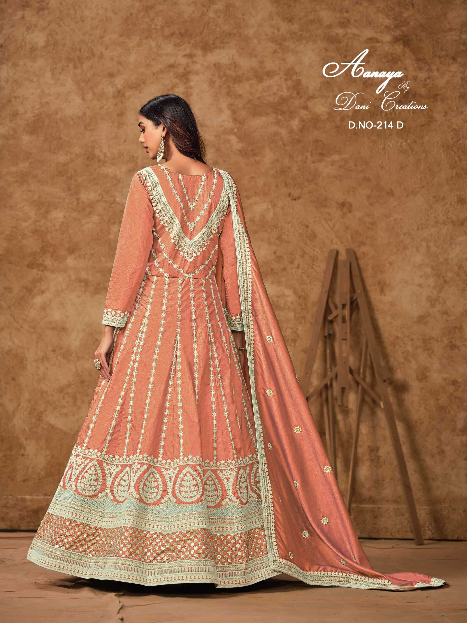 Aanaya Vol 214 Dola Silk Gown view 8