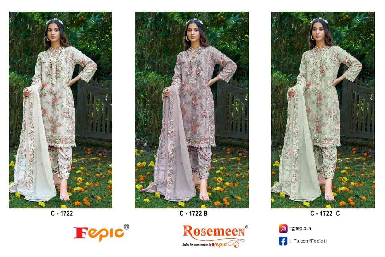 Fepic C 1722 Colors Pakistani Style Fancy Designer Salwar Suit Online view 4