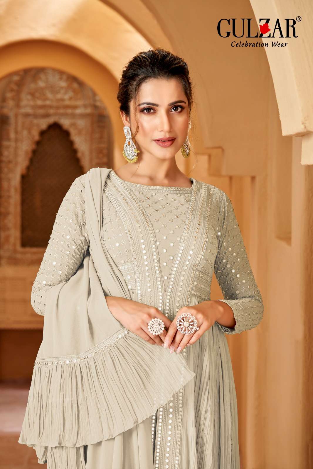 Gulzar Rhea Exclusive Designer Party Wear Dress view 4