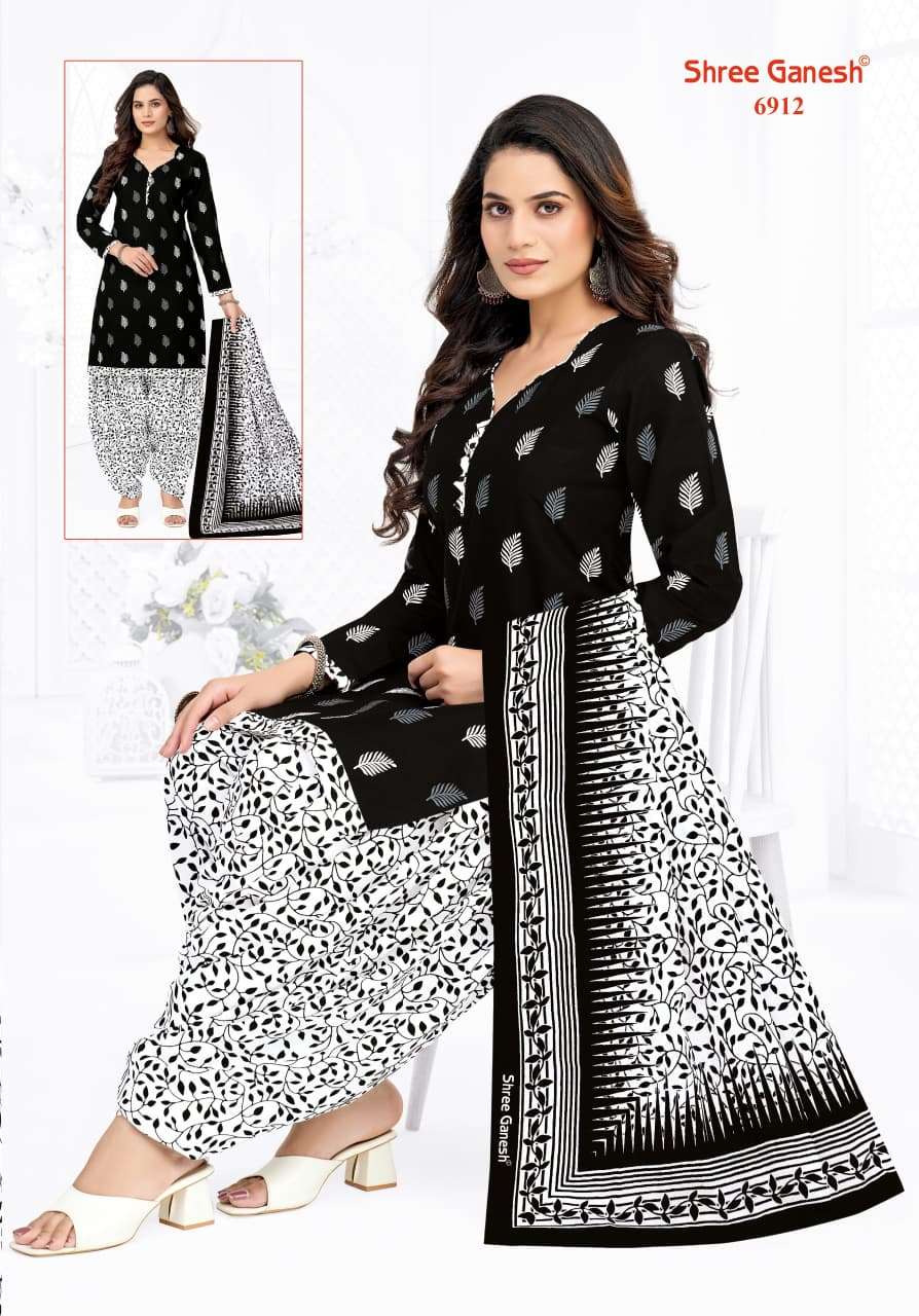 Shree Ganesh Panchi Vol 19 Pure Cotton Unstitch Suit view 5