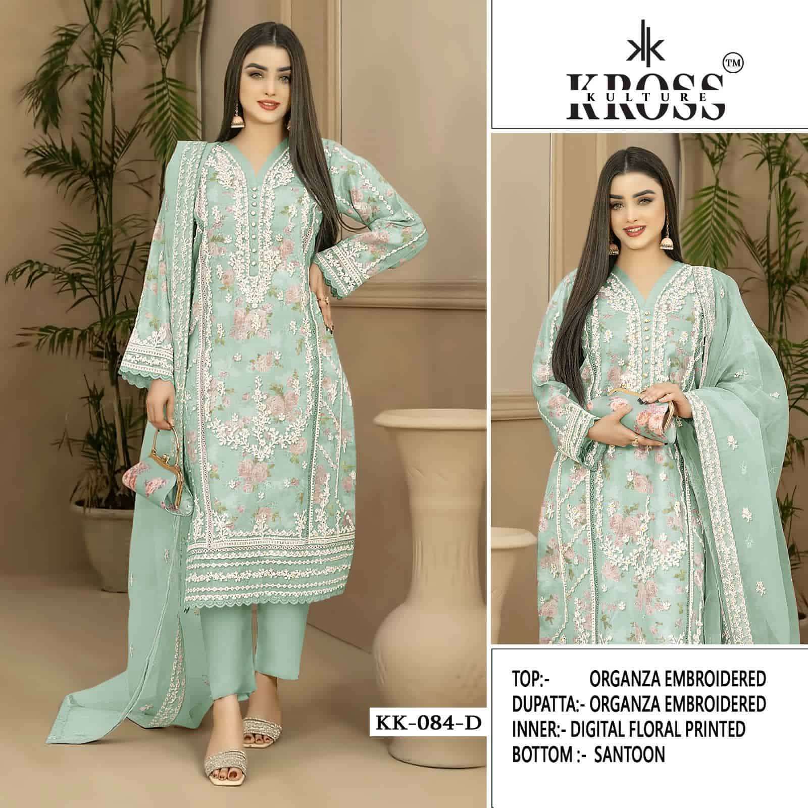 Kross Kulture Organza Designer Salwar Suit view 2