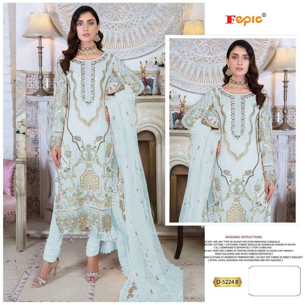 Fepic D 5224 Colors Pakistani Suit Price view 3