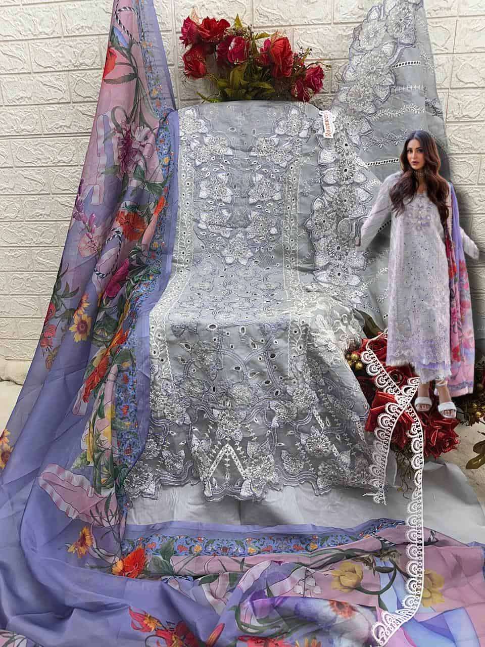 Fepic C 1811 Colors Elegant Cotton Embroidered Pakistani Suit Ensemble view 7